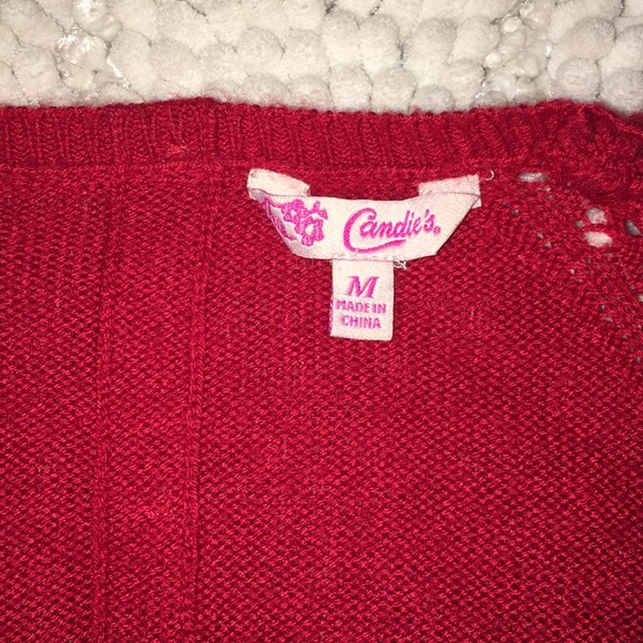 Candie’s red sweater - Picture 3 of 3